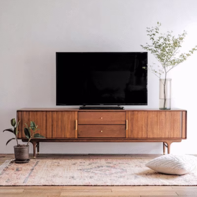 kệ tivi gỗ tự nhiên cho phòng khách