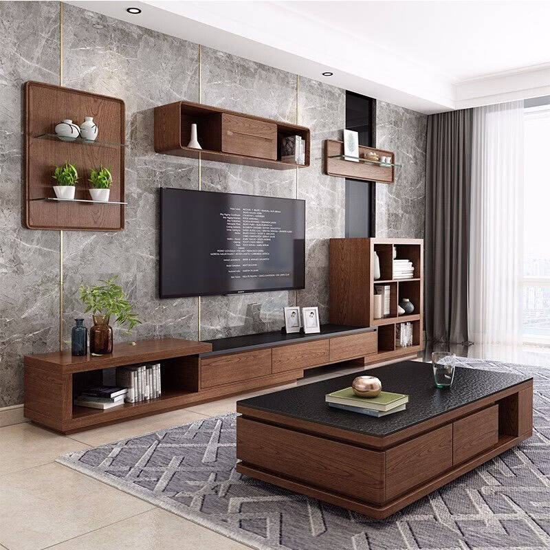 kệ tivi gỗ dáng dài