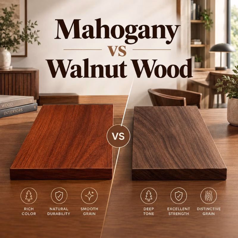 mahogany vs walnut wood hardwood comparison