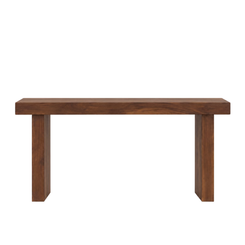 wood console table