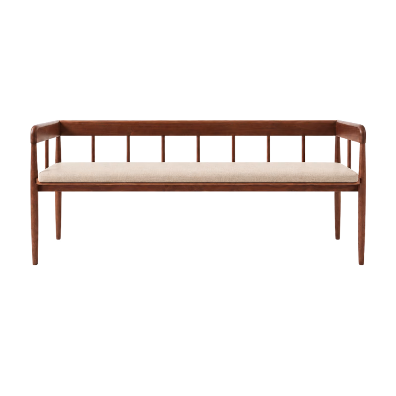 wooden bench