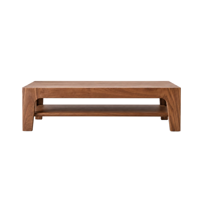 wooden coffee table